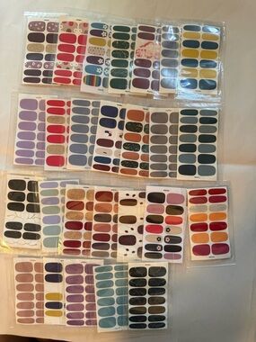 NIP,Lovely Hello,26 Sets of Nail Polish Strips,Multi Colors & Design,Easy Apply
